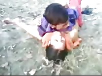 Outdoor fucking Indian couple