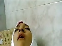 Horny Arab takes out those tits and fucks too