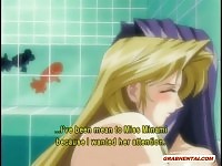 Anime lesbian fuck in the shower