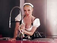 Busty maid gets a bonus