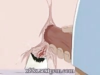 Laska z laktacją ostro posuwana w filmie hentai