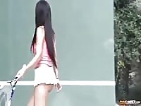 Una scopata con la compagna di tennis