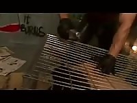 A man fucks another in BDSM sex