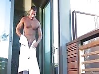 Two muscular Adonis get horny