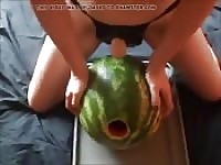 They fucked that watermelon